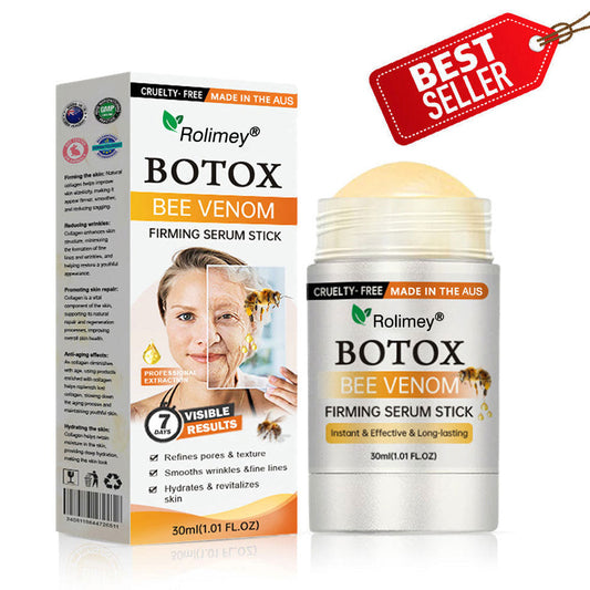 🧑‍⚕️𝑶𝒇𝒇𝒊𝒄𝒊𝒂𝒍 𝑺𝒕𝒐𝒓𝒆 | 𝐑𝐨𝐥𝐢𝐦𝐞𝐲® 𝐁𝐨𝐭𝐨𝐱 𝐁𝐞𝐞 𝐕𝐞𝐧𝐨𝐦 𝐅𝐢𝐫𝐦𝐢𝐧𝐠 𝐒𝐞𝐫𝐮𝐦 𝐒𝐭𝐢𝐜𝐤 - 𝐓𝐚𝐫𝐠𝐞𝐭𝐬 𝐒𝐚𝐠𝐠𝐢𝐧𝐠 𝐒𝐤𝐢𝐧 & 𝐖𝐫𝐢𝐧𝐤𝐥𝐞𝐬 𝐀𝐥𝐥 𝐎𝐯𝐞𝐫 𝐁𝐨𝐝𝐲 𝐰𝐢𝐭𝐡 𝐀𝐝𝐯𝐚𝐧𝐜𝐞𝐝 𝐏𝐞𝐩𝐭𝐢𝐝𝐞 𝐓𝐞𝐜𝐡𝐧𝐨𝐥𝐨𝐠𝐲, 𝐕𝐢𝐬𝐢𝐛𝐥𝐞 𝐑𝐞𝐬𝐮𝐥𝐭𝐬 𝐢𝐧 𝟑 𝐃𝐚𝐲𝐬