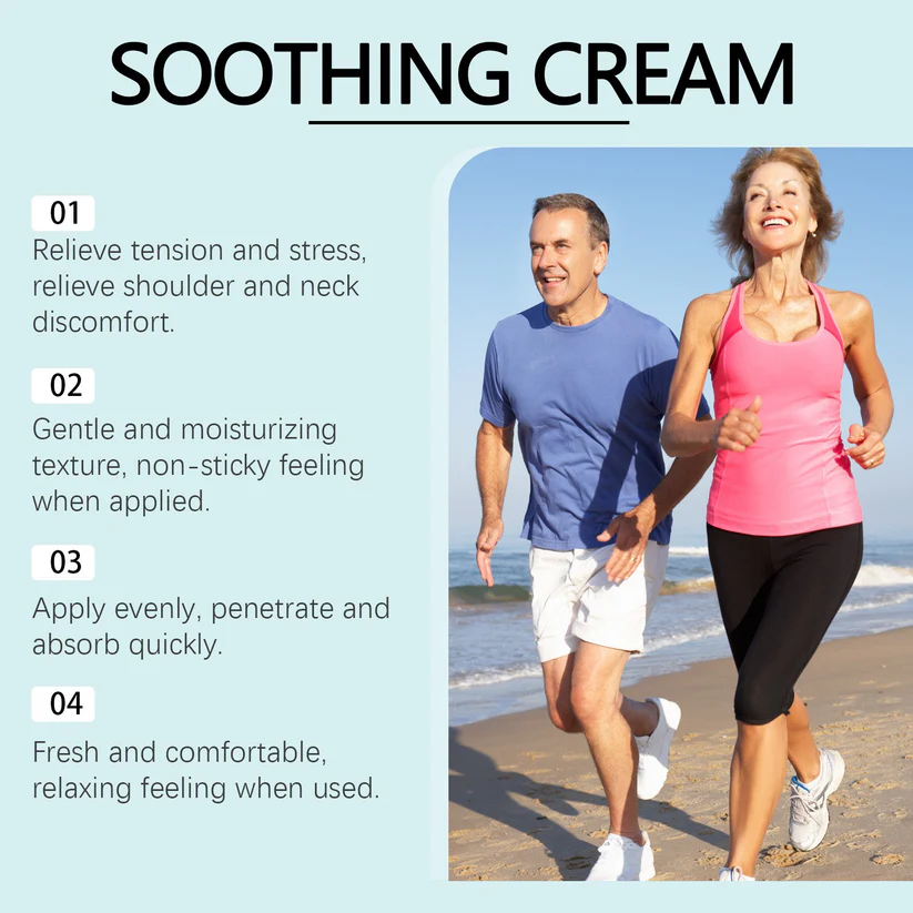 🏆Flash Sale⚡160K+ SOLD!✨Cream Mild Ingredients Nourishing, Caring And Comfortable Shoulder And Neck Massage Care Cream-HZ