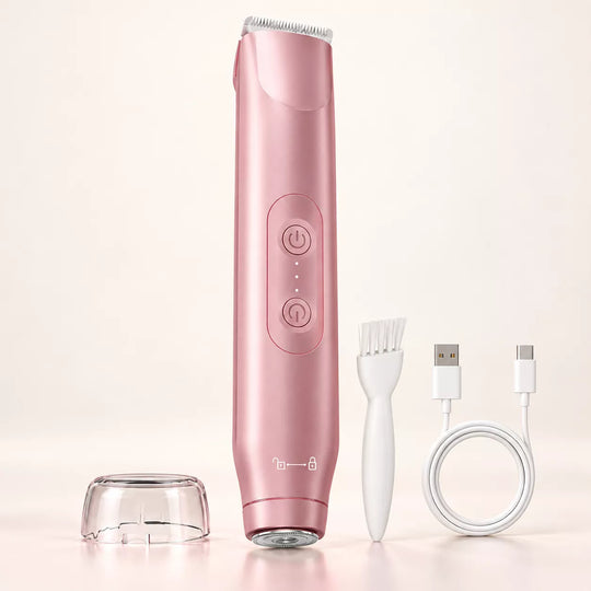 🚨 Pink GONE !! ACT FAST ⚡Bikini Trimmer for Women, Electric Shaver and Razor Rechargeable 2-in-1 Body and Facial Epilator, Underarms and Legs, IPX7 Waterproof