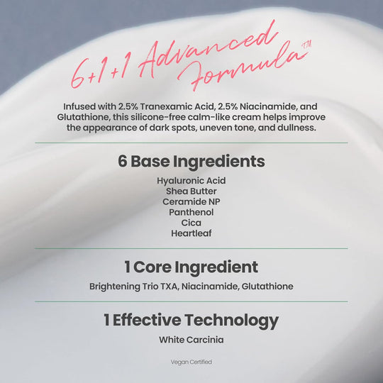AXIS-Y TXA 2.5% Intensive Brightening Cream – Tranexamic Acid Moisturizer with Niacinamide and Glutathione for Dark Spots and Uneven Skin Tone