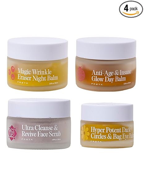 Froya Organics: Premium Natural Skincare for Healthy, Radiant Skin（4 PCS)