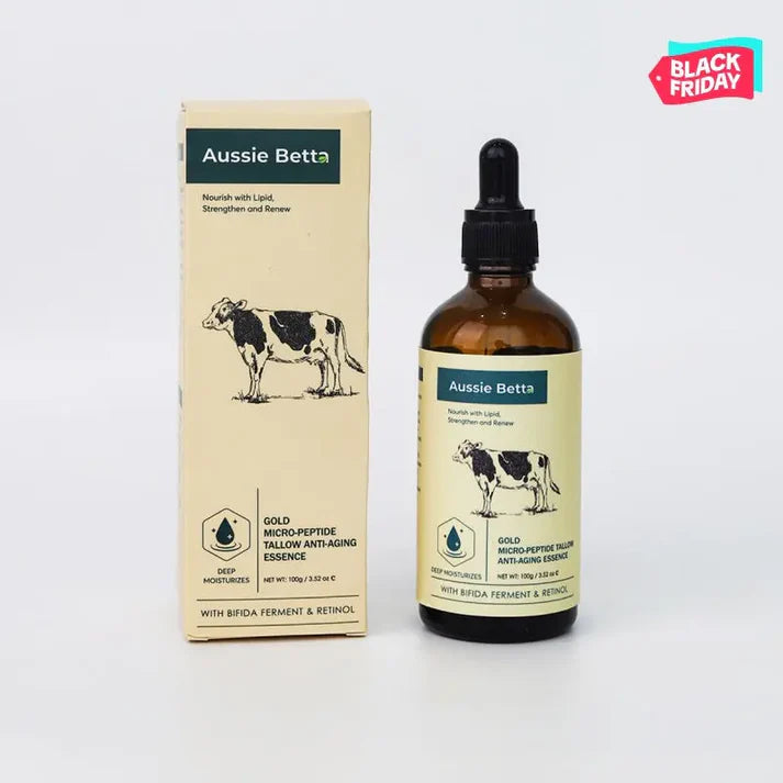 Aussie Betta Golden Micro-Peptide Tallow Serum-Gentle Anti-Aging for Sensitive Skin