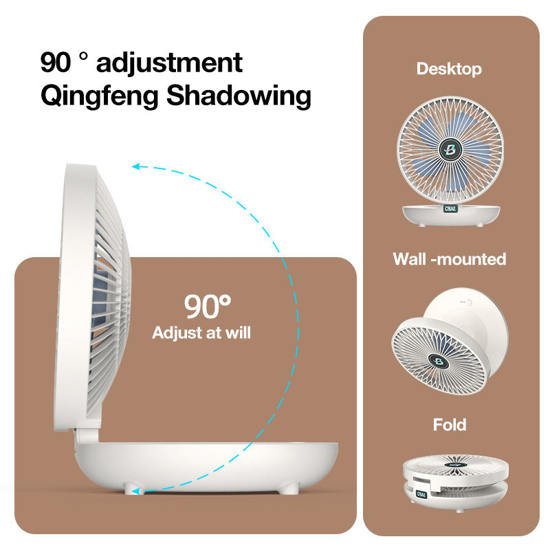✨Summer Essentials✨Household Dual-use Suspension Adjustable Fan