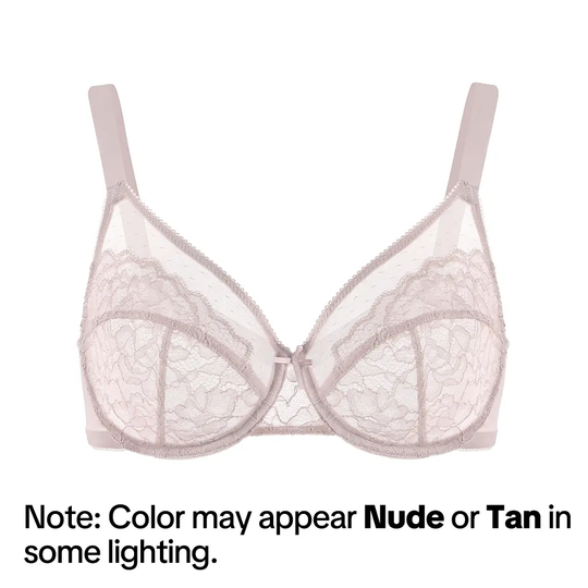 💞50K+ SOLD!👙HSIA Enchante Floral Lace Plus Size Underwire Unlined Unpadded Minimizer Full Coverage Bra Women&