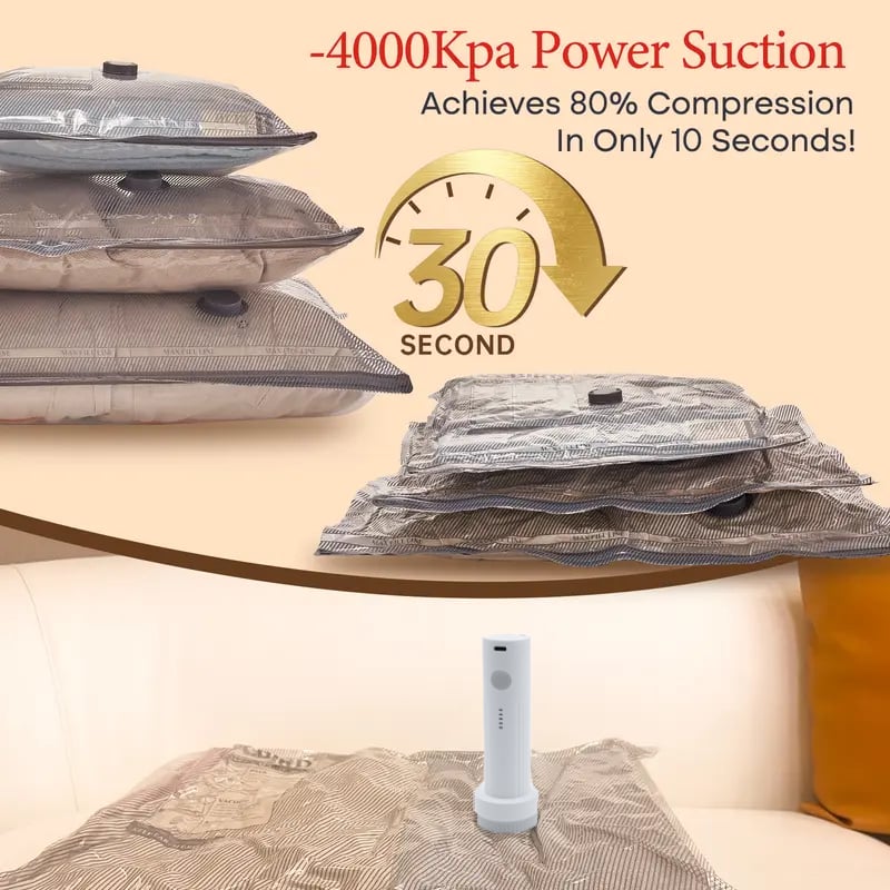⏳LAST DAY SALE 50% OFF!!💞50K+ SOLD!✨X7 TravelShrink™ – Cordless Vacuum Compression Kit🧳