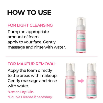 [Dr.Melaxin Official] Melting Cleanse Hypoallergenic Makeup remover with Quick Bubble, Deep Pore Cleansing for all skin type