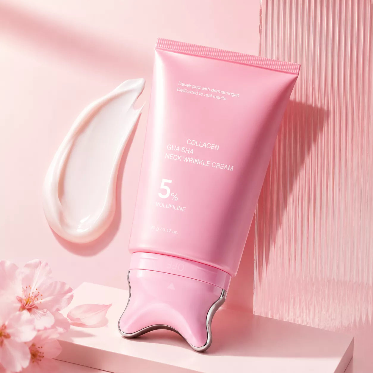 Collagen Gua Sha Neck Wrinkle Cream