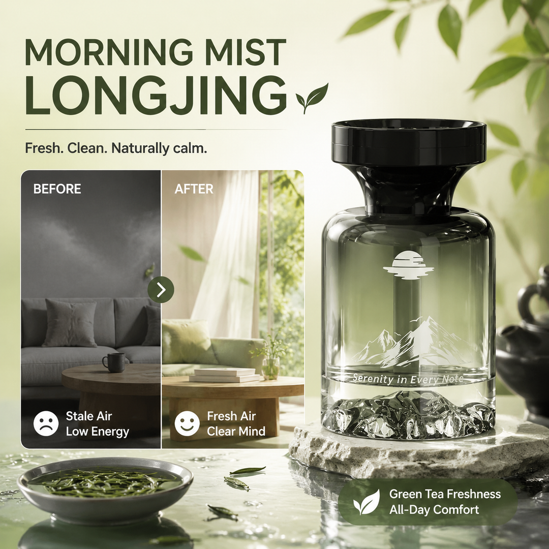 💞50K+ SOLD!🚗🌿110ml Long-Lasting Car Air Freshener – Natural plant extracts, eliminates smoke &amp; pet odours. Weeks of freshness. Mountain design. Breath easy! 💨✨