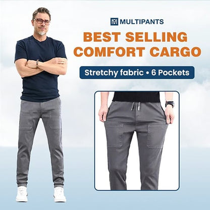 🔥Aanbieding: 50% korting  👖MultiPants – Duurzame cargobroek met meerdere zakken en hoge stretch