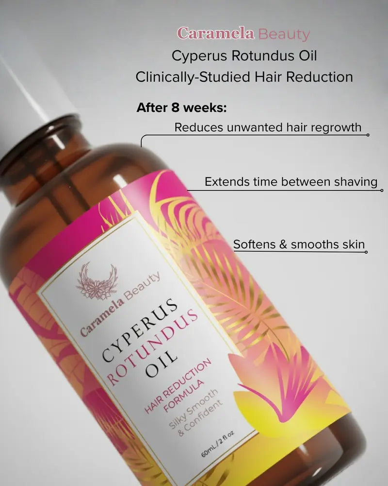 Caramela Beauty Cyperus Rotundus Oil for Natural Hair Reduction