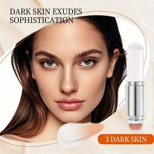 [OFFICIAL PRODUCT] Cover Cream Stick V w/ Detachable Brush - Korean Skin Care Color-Changing Foundation Stick with Collagen Capsules