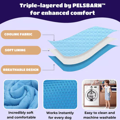 🧊Dog Cooling Mat (4x more effective)