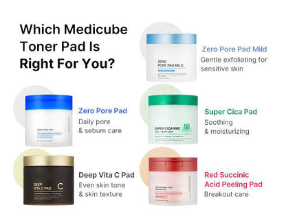 Zero Pore Pads (AHA + BHA) | Korean No.1 Viral Toner Pads