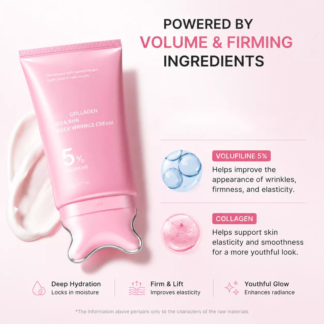 Collagen Gua Sha Neck Wrinkle Cream