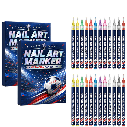 ⚽️🏆️World Cup Sale:40% OFF🎉70K+ SOLD! 🥳12-color fan-themed nail art brushes