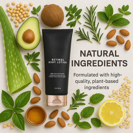 🔥[40% 𝐎𝐅𝐅 𝐋𝐀𝐒𝐓 𝐓𝐇𝐑𝐄𝐄 𝐃𝐀𝐘𝐒]Retinol Body Lotion 6 oz with Shea Butter and Ceramides Skin Care Hydrating-AAA1