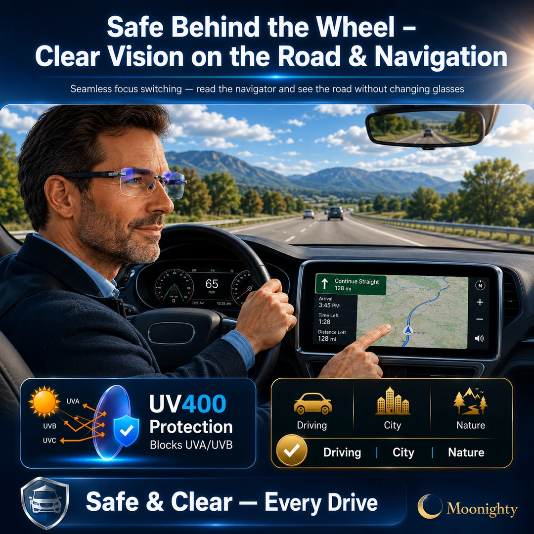 Crystal Clear Reading Glasses – Lightweight Frameless Design with Premium Diamond-Cut Finish