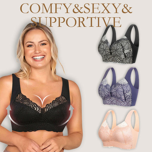 ✨New Arrival 57% OFF✨Comfortable And Supportive Lace Bra For Plus Sizes