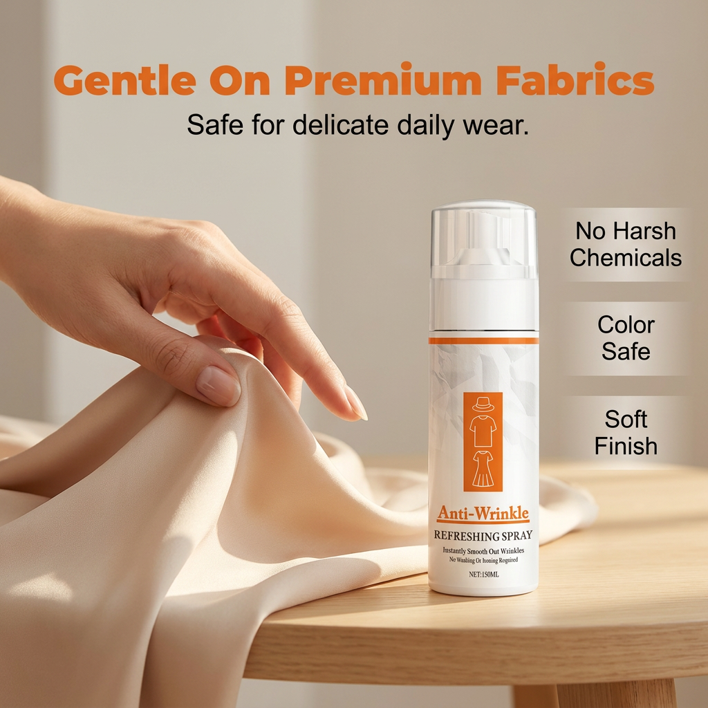 Instant Anti-Wrinkle Fabric Spray