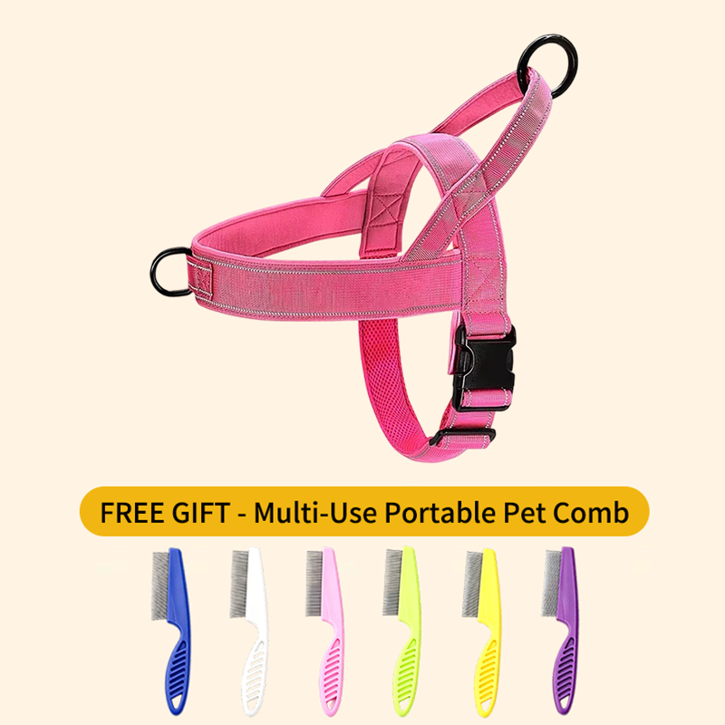 ✨Pawve™ No-Pull Dog Harness – Vet-Approved Comfort, Chafe-Free & Escape-Safe | Lightweight, Adjustable & Perfect for Every Walk🐕