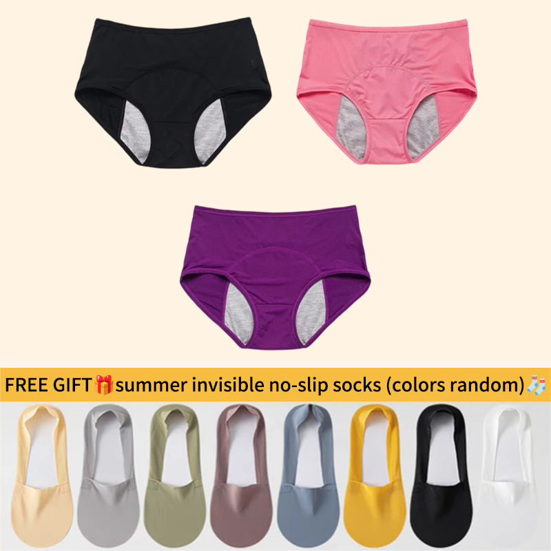 ⏳Last Day-Buy 1 Get 3 Packs!!🔥2026 Best-Selling🏆LunaBloom™ High-Waist Leak-Proof Panties ✨Butter-soft, ultra-stretchy &amp; discreetly protective 🍃
