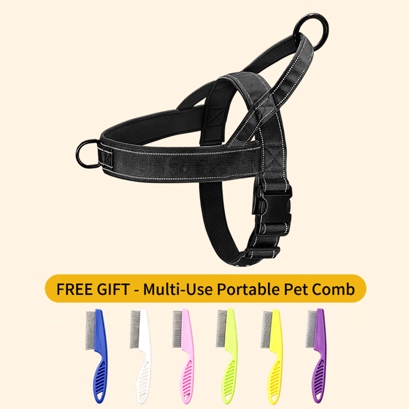✨Pawve™ No-Pull Dog Harness – Vet-Approved Comfort, Chafe-Free & Escape-Safe | Lightweight, Adjustable & Perfect for Every Walk🐕