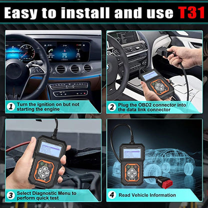 Professional OBD2 scanner – Full diagnostics, one-click reset & 8 languages! Compatible with all vehicles from 1996 onwards 📊💡