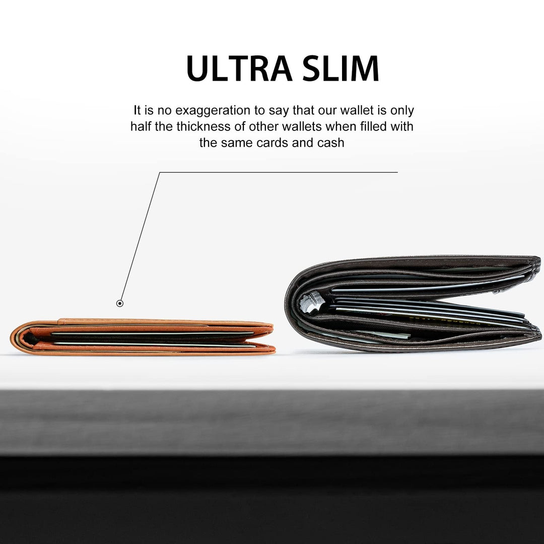 Limited-Time Discount!!🏆RFID-Blocking Leather and Carbon Fiber Credit Card Holder