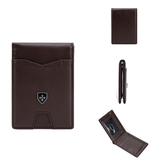 Limited-Time Discount!!🏆RFID-Blocking Leather and Carbon Fiber Credit Card Holder