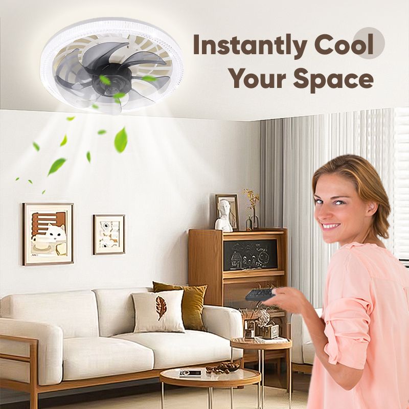 ✨ Summer 50% Price ❄️Remote Control Ceiling Fan with Light