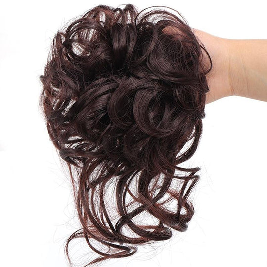 💗LAST DAY - BUY 1 GET 1 FREE + FREE GIFT!!💗Messy Curly Hair Bun Scrunchie Extensions