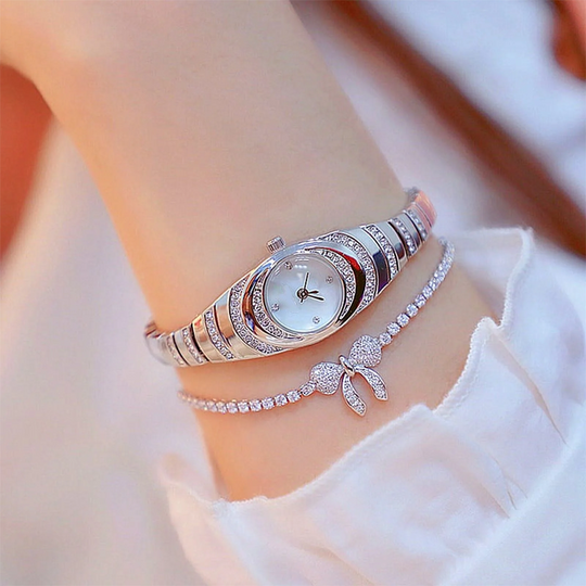 🎁 Ново пристигане с 49% отстъпка💎Дамски часовник с гривна и кристали⌚