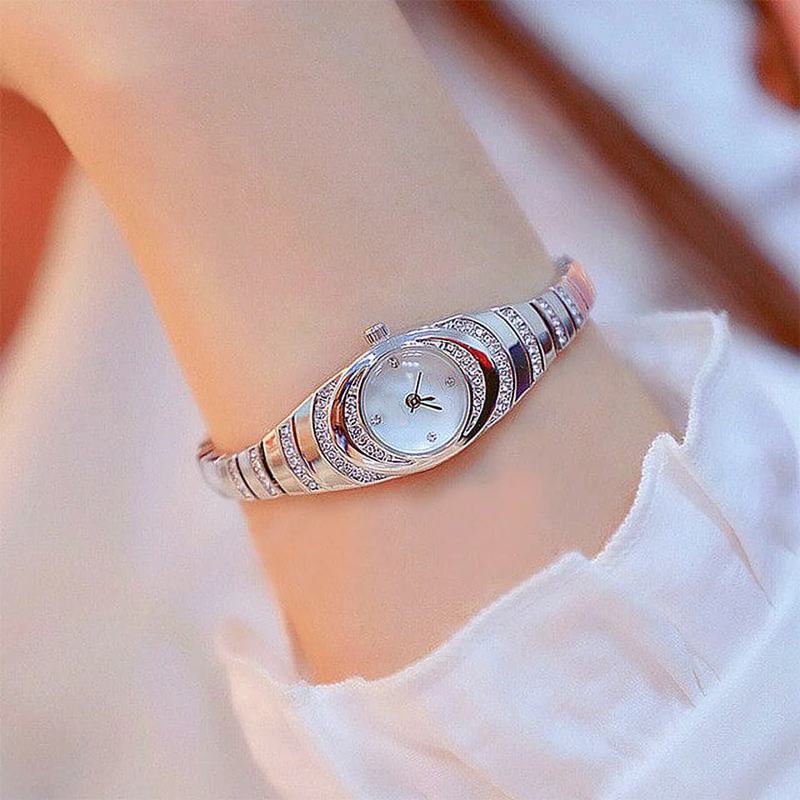 🎁 Ново пристигане с 49% отстъпка💎Дамски часовник с гривна и кристали⌚