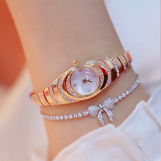 🎁 Ново пристигане с 49% отстъпка💎Дамски часовник с гривна и кристали⌚