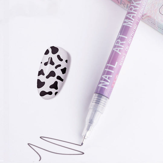 🎁Heißer Verkauf – 50 % Rabatt!✨ 12 Farben Nagelkunst-Stifte-Set für kreative Designs 💅🎨