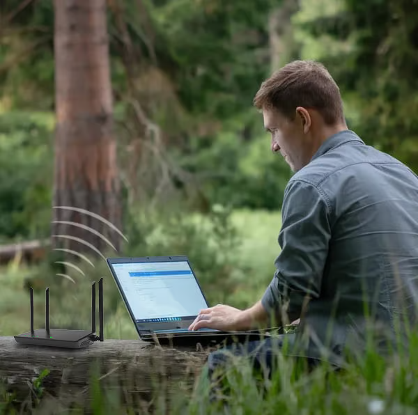 Drahtloser SIM-Router met Antenne