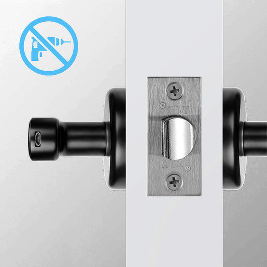 Free shipping🔥 Fingerprint Smart Door Lock Handle With Bluetooth APP Control