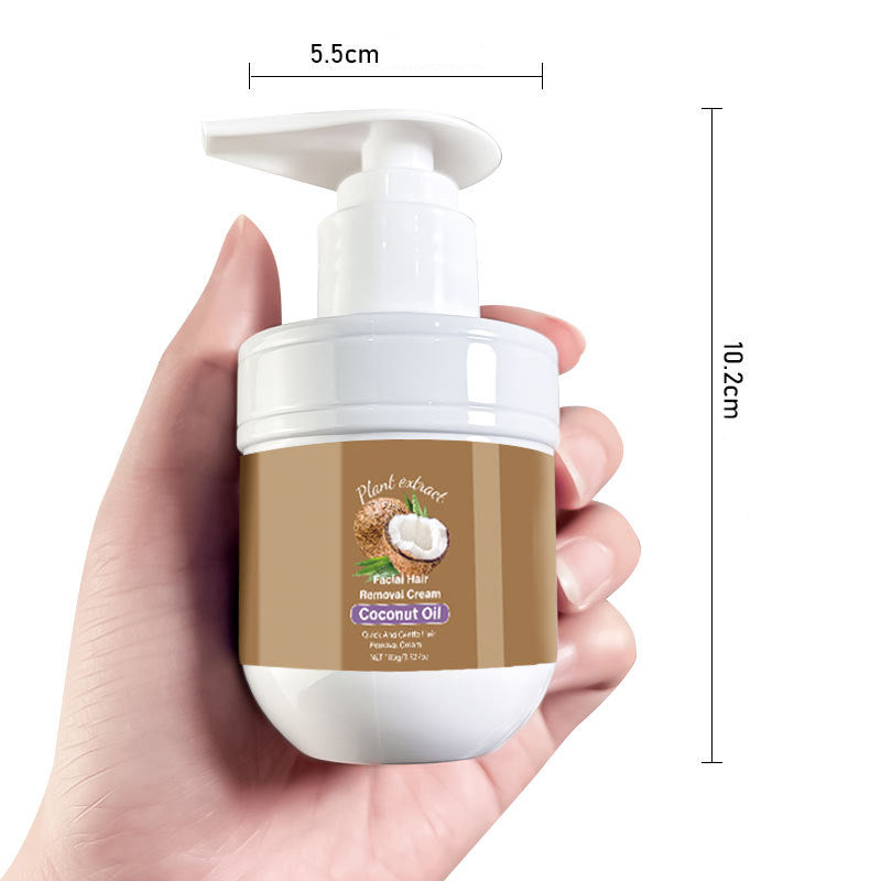 🎁 Buy 2, Get 1 FREE! 🥥✨Coconut facial hair removal cream – Gentle & effective（Suitable for full-body use）