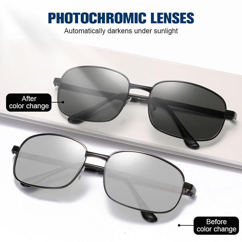 Photochromic Polarized Sunglasses for Men