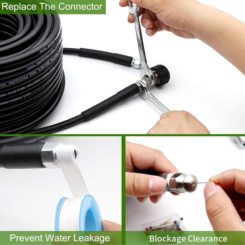 💦 69% OFF INSTANT! 🚿 5800PSI Sewer Jetter Kit - High-Pressure Nozzle &amp; Hose for Clogged Drains/Pipes, Compatible with Most Pressure Washers 🔧📦