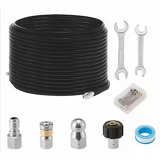 💦 69% OFF INSTANT! 🚿 5800PSI Sewer Jetter Kit - High-Pressure Nozzle &amp; Hose for Clogged Drains/Pipes, Compatible with Most Pressure Washers 🔧📦