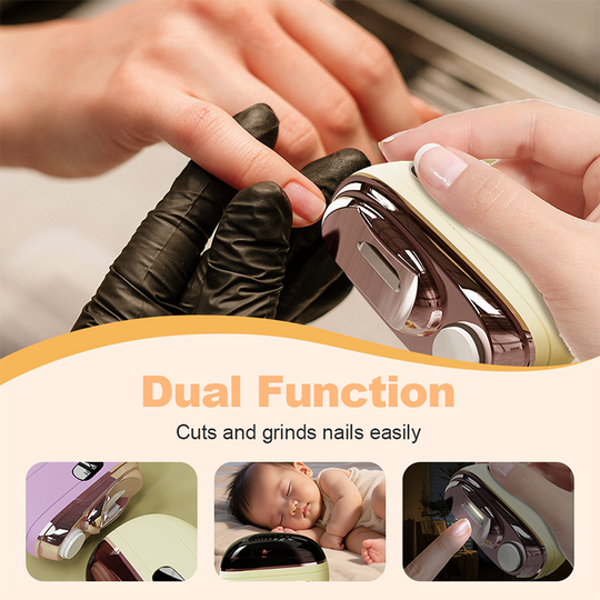 ✂️ LIMITED-TIME 50% OFF! 💅 2-in-1 Smart Electric Nail Clipper &amp; Polisher 🌟