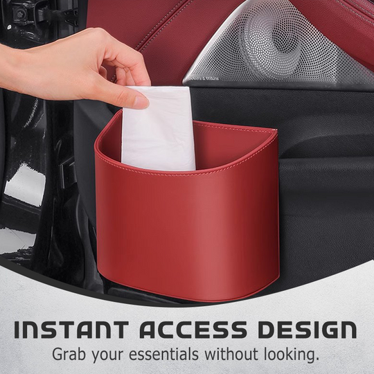 ⏳🔥LIMITED-TIME 40% OFF! ⏰Organize Your Car Instantly! No-Slip Clip-On Leather Cup Holder