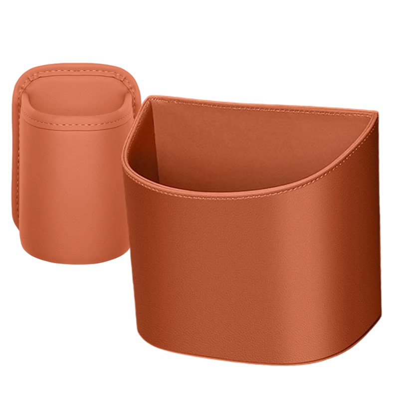 ⏳🔥LIMITED-TIME 40% OFF! ⏰Organize Your Car Instantly! No-Slip Clip-On Leather Cup Holder