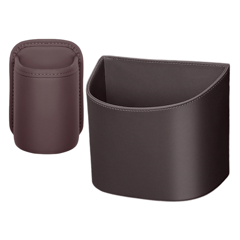 ⏳🔥LIMITED-TIME 40% OFF! ⏰Organize Your Car Instantly! No-Slip Clip-On Leather Cup Holder
