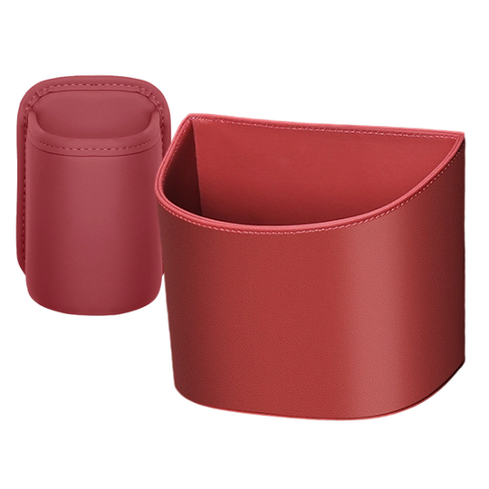⏳🔥LIMITED-TIME 40% OFF! ⏰Organize Your Car Instantly! No-Slip Clip-On Leather Cup Holder