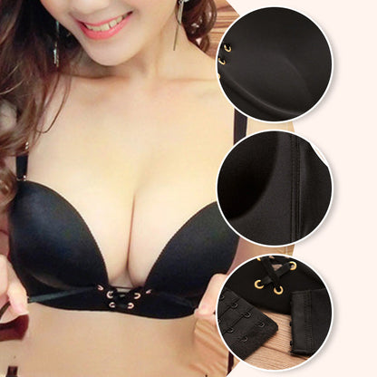 👙 40% OFF NOW! 💫 Detachable-Strap Non-Mark Gathering Bra – Adjustable Fit, Dual-Wear & Breathable ✨