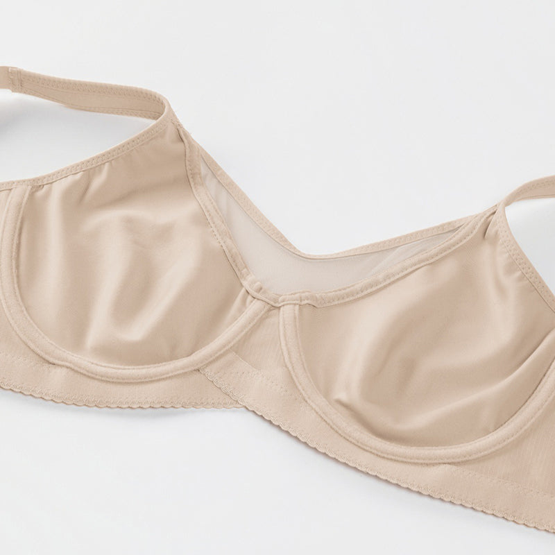 🏆 Last Day Special Price £7.99💐Women's Elegant Sheer Full Coverage Plus Size Bra