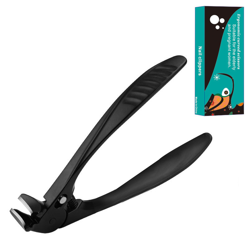 💅Stainless Steel Nail Clipper with Curved Precision Blades – Effortless for Thick Nails &amp; Seniors! ✂️✨