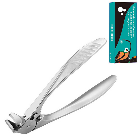 💅Stainless Steel Nail Clipper with Curved Precision Blades – Effortless for Thick Nails &amp; Seniors! ✂️✨